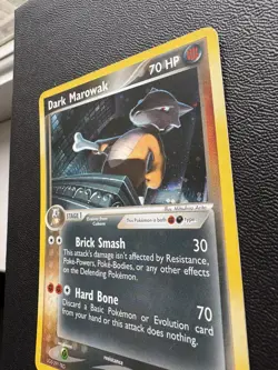 Dark Marowak 7/109 Holo Rare Team Rocket Returns Pokemon Card - Image 2