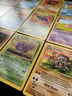 Vintage Fossil Pokemon Cards Bundle x 25 Good Condition 1999 WOTC - Image 4