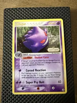 Pokemon Gengar 5/92 Stamped EX Legend Maker Reverse Holo Card LP/MP Condition - Image 1