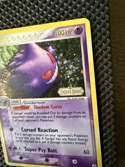 Pokemon Gengar 5/92 Stamped EX Legend Maker Reverse Holo Card LP/MP Condition - Image 3