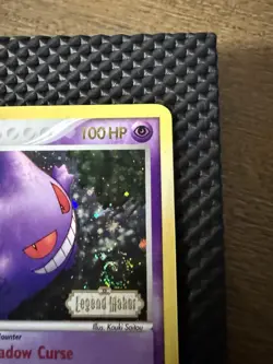 Pokemon Gengar 5/92 Stamped EX Legend Maker Reverse Holo Card LP/MP Condition - Image 5