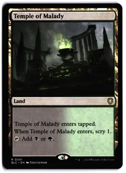 Temple of Malady NM BLC Commander: Bloomburrow MTG - Image 1