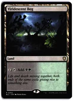 Viridescent Bog NM BLC Commander: Bloomburrow MTG - Image 1
