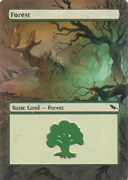 Foret alteree - Altered Forest -Catherine Chandler - Magic mtg - Image 1