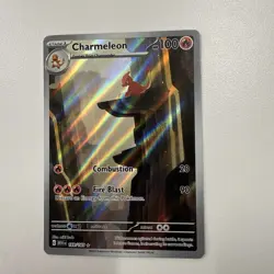 Pokemon Charmeleon 169/165 Full Art Holo Rare Scarlet & Violet 151 2023 miki ku… - Image 1