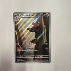 Pokemon Charmeleon 169/165 Full Art Holo Rare Scarlet & Violet 151 2023 miki ku… - Image 2