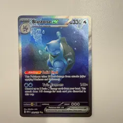 Blastoise ex 200/165 - Pokemon Scarlet & Violet 151 Special Illustration - Image 1