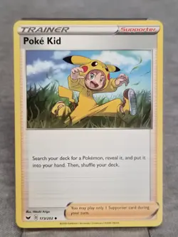 Poke Kid 173/202 Uncommon Sword & Shield Base Set Pokemon TCG - Image 1