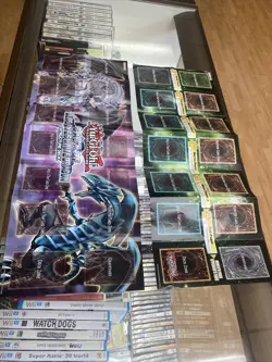 X2 1996 Konami Yugioh Mats Blue Eyes White Dragon Structure Deck - Image 1