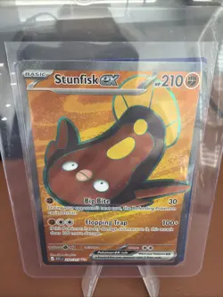 Pokemon TCG Stunfisk EX 252/217 Ultra Rare Full Art Holo Ascended heroes - Image 1