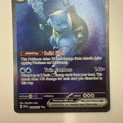 Blastoise ex 200/165 - Pokemon Scarlet & Violet 151 Special Illustration - Image 3