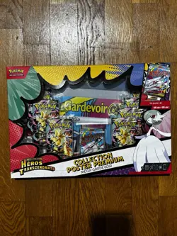 Coffret Pokemon Poster Premium Mega-Gardevoir Heros Transcendants FR Neuf - Image 1