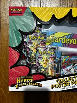 Coffret Pokemon Poster Premium Mega-Gardevoir Heros Transcendants FR Neuf - Image 2