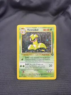 Pokemon TCG Victreebel Holo Rare Unlimited Jungle 14/64 Vintage 1999 LP - Image 1