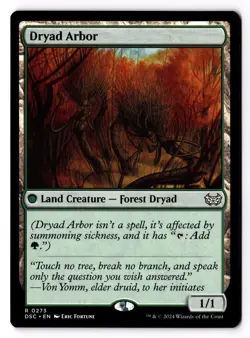 Dryad Arbor 273 Commander: Duskmourn: House of Horror NM - Image 1