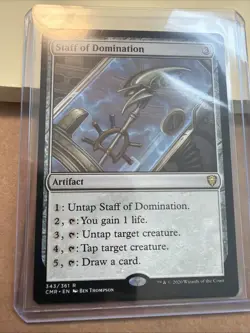 Staff of Domination Commander Legends Regular. Mtg. Nm - Image 3