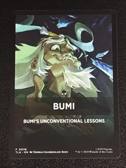 MTG Avatar: The Last Airbender Bumi Theme Card 0038 NM - Image 1