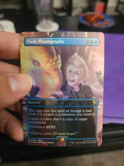 Flash Photography (Borderless) Commander: Final Fantasy Foil - Image 1