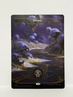 Swamp (488) (Borderless) (Galaxy Foil) Unfinity Foil #488 - Image 1