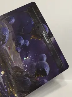 Swamp (488) (Borderless) (Galaxy Foil) Unfinity Foil #488 - Image 2