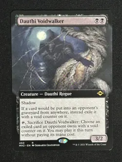 1x MTG Dauthi Voidwalker (Extended Art) - Modern Horizons 2 (MH2) #450 - Magic - Image 1