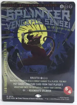 Splinter, Vengeful Sensei [New, Near Mint] *Foil* {TMNT SLD} - Image 2