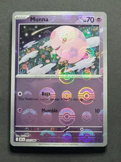 Munna 035/086 Poke Ball Pattern Black Bolt Pokemon TCG - Image 1
