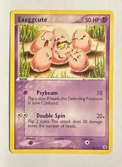 Exeggcute 33/112 Firered & Leafgreen Uncommon Pokemon Card - Image 1