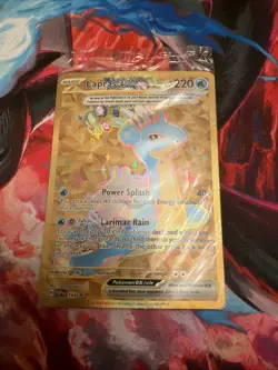 Pokemon TCG: Scarlet & Violet Lapras EX 164 Promo - Near Mint Pokemon TCG Gold - Image 1