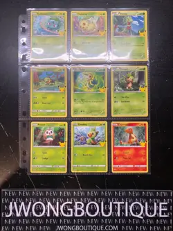2021 Pokemon Celebrations Single Raw Holo Near Mint Mew Mewtwo Charizard Pikachu - Image 1
