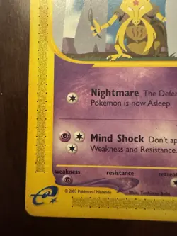 MP Kadabra 69/144 Skyridge Regular Common 2003 Nintendo Pokemon Card - Image 5