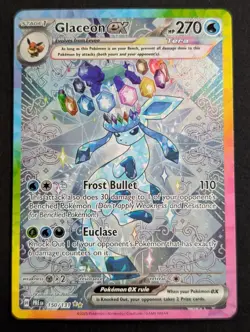 Glaceon EX 150/131 Prismatic Evolutions Special Illustration Rare Pokemon NM - Image 1