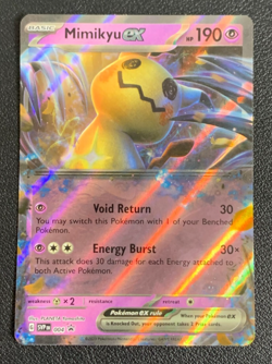 Mimikyu ex SVP 004 SVP Black Star Promo Holo Pokemon TCG Card NM - Image 1