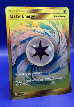 2019 Pokemon Draw Energy Secret 271/236 Sm Cosmic Eclipse Holo NM - Image 2