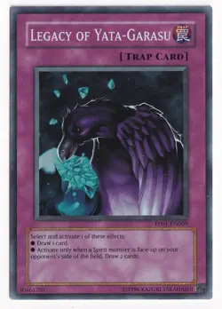Legacy of Yata-Garasu PP01-EN009 Unlimited Edition Super Rare LP - Image 1