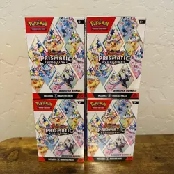 Pokemon Prismatic Evolutions Booster Bundle lot of 4 - Image 1