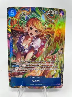 Nami OP11-054 SR Alt Art One Piece Card Game English Near Mint - Image 1