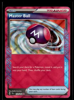 Master Ball Pink ACE SPEC Rare Holo Trainer Temporal Forces Pokemon Card 153/162 - Image 1