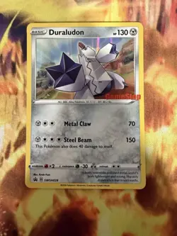 Pokemon Card - Duraludon GameStop Stamped Promo SWSH028 LP Promo - Image 1