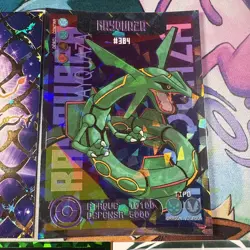 5 Holo & Non Holo Rayquaza Shinny Different Non-TCG Sets Pokemon Cards Lot - Image 3