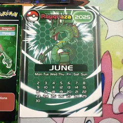 5 Holo & Non Holo Rayquaza Shinny Different Non-TCG Sets Pokemon Cards Lot - Image 4