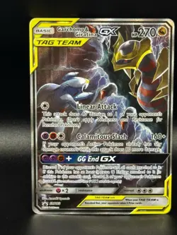 Garchomp & Giratina GX SM193 SM Promos LP Tag Team Pokemon Card - Image 1