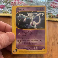 Pokemon Mewtwo Expedition Base Set Non-Holo Rare Card 56/165 WOTC HP - Image 1