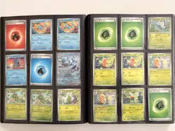 Pokemon Card Binder w/Almost Completed 151 Set ⚡ - Image 2