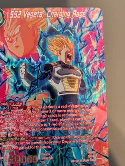 SS2 Vegeta Charging Rage BT24-013 SPR Beyond Generations Dragon Ball Super Card - Image 3