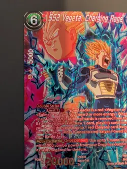SS2 Vegeta Charging Rage BT24-013 SPR Beyond Generations Dragon Ball Super Card - Image 4