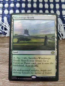 MTG Windswept Heath Modern Horizons 3 0235 Foil Rare - Image 1