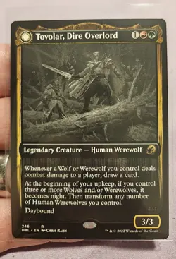 🔥 MTG - Tovolar, Dire Overlord The Midnight Scourge -(Show) DBL Rare #286🔥 - Image 1