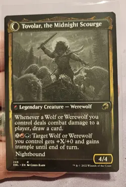 🔥 MTG - Tovolar, Dire Overlord The Midnight Scourge -(Show) DBL Rare #286🔥 - Image 2
