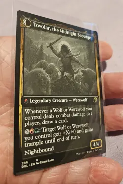 🔥 MTG - Tovolar, Dire Overlord The Midnight Scourge -(Show) DBL Rare #286🔥 - Image 3